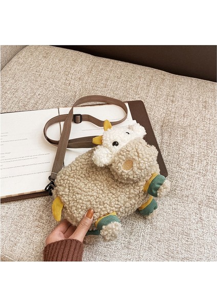 Peluş Hayvan Karikatür Sevimli Yün Omuz Çantası fiyatları