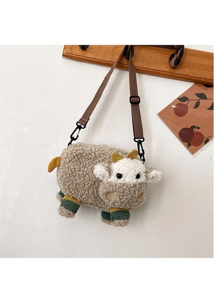 Peluş Hayvan Karikatür Sevimli Yün Omuz Çantası modelleri