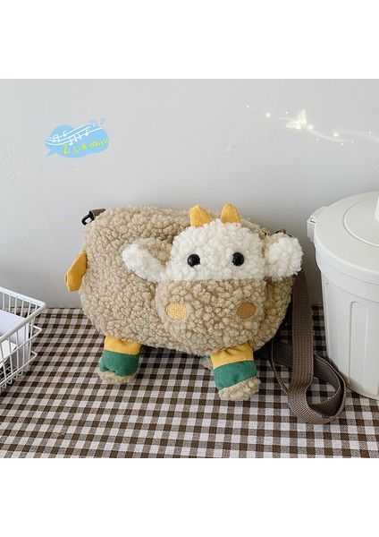 Peluş Hayvan Karikatür Sevimli Yün Omuz Çantası indirimleri