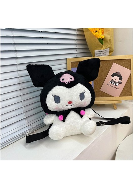 Kuromi Anime Peluş Omuz Oyuncak Çanta Hediye