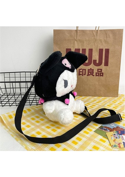 Kuromi Anime Peluş Omuz Oyuncak Çanta Hediye