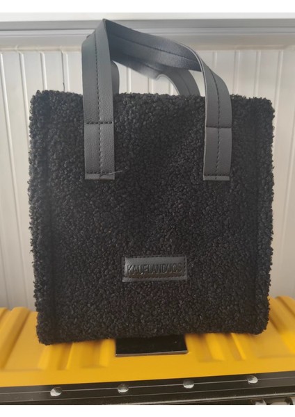 Omuz Çantası Kuzu Yünü Sıcak ve Yumuşak Kare Çapraz Askılı Taşınabilir Rahat