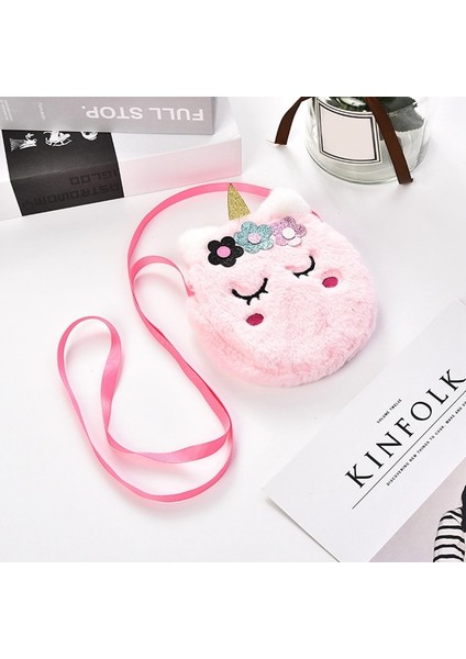 Yumuşak Kabarık Faux Kürk Çanta Peluş Tote Günlük Fermuar Kare Seyahat Sokak Crossbody Çanta