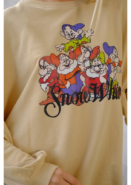 Şirinbaba Baskılı Oversize Sweat