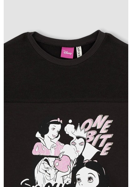 Kız Çocuk Disney Prenses Bisiklet Yaka Sweatshirt Y4745A622AU