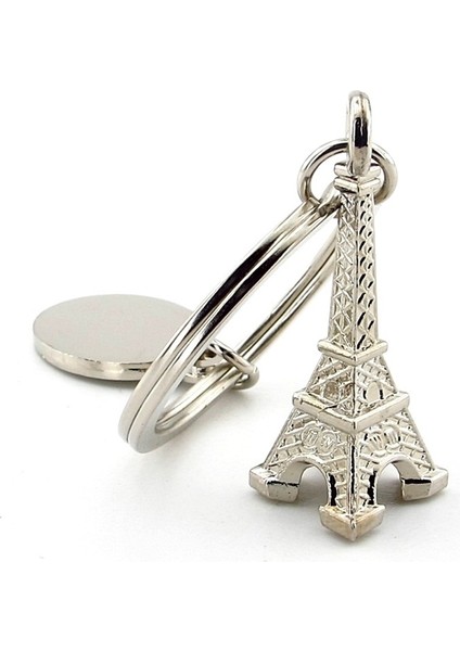 Eyfel Kulesi Paris Eıffel Gümüş Renkli Metal Anahtarlık KC006