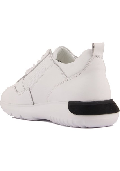 Sail Lakers - Beyaz Deri Bağcıklı Erkek Sneaker fırsatları