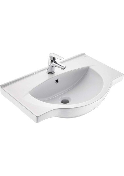 Optimum 65X45 cm Etajerli Lavabo