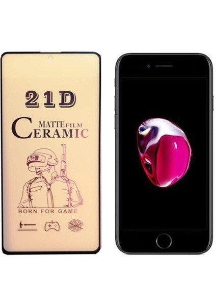 Iphone 7 Nano Mat Seramik(Ceramic) 6d Flexible Ekran Koruyucu Kırılmaz Cam Tam Kaplayan Beyaz Mat fiyatları