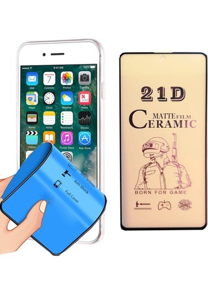 Iphone 7 Nano Mat Seramik(Ceramic) 6d Flexible Ekran Koruyucu Kırılmaz Cam Tam Kaplayan Beyaz Mat modelleri