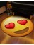 Nesa_Decor Emoji Sevgililer Günü Yüksek Kalite Baskı Halı 4