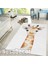 Nesa_Decor Dijital Baskı Kaymaz Dokuma Taban Sevimli Zürafa Desenli Halı Yolluk ve Çocuk Halısı 3