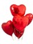 Kalp Şeklinde Kırmızı Renk Folyo Balon 5 Adet 45 cm 1