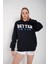 Kadın Better Baskılı Oversize Sweatshirt 1