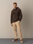 Erkek Kahverengi Regular Fit Baskılı Sweatshirt 1