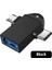 2 In 1 USB Dişi To Micro USB + Type-C Otg Adaptör 1