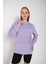 Kadın Oversize Kapüşonlu Sweatshirt 2