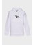 Leon Minimal Baskili Kapüşonlu Üç Iplik Sweatshirt Oversize Hoodie 1