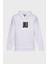 Chill Minimal Baskili Kapüşonlu Üç Iplik Sweatshirt Oversize Hoodie 1