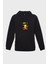 Tweety Minimal Baskili Kapüşonlu Üç Iplik Sweatshirt Oversize Hoodie 1