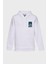 Revo Brain Minimal Baskili Kapüşonlu Üç Iplik Sweatshirt Oversize Hoodie 1