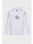Astro Cat Minimal Baskili Kapüşonlu Üç Iplik Sweatshirt Oversize Hoodie 1