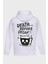 Death Before Sirt Baskili Kapüşonlu Üç Iplik Sweatshirt Oversize Hoodie 1