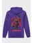 Venamous Sirt Baskili Kapüşonlu Üç Iplik Sweatshirt Oversize Hoodie 1