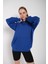 Kadın Oversize Kapüşonlu Sweatshirt 3
