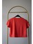 Orange Fillet Bambu Penye Crop T-Shirt 3