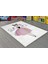 Nesa_Decor Sosyal Kız Şık Dekoratif Genç, Çocuk Odası Halısı 1