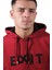 Erkek Exıt Kanguru Bordo Kapüşonlu SWEATSHIRT-903 1