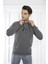 Escetic Spor Erkek G3 Melanj Cepli, Kapüşonlu Sweatshirt - 0949 1