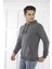 Escetic Spor Erkek G3 Melanj Cepli, Kapüşonlu Sweatshirt - 0949 2