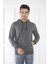 Escetic Spor Erkek G3 Melanj Cepli, Kapüşonlu Sweatshirt - 0949 3