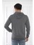 Escetic Spor Erkek G3 Melanj Cepli, Kapüşonlu Sweatshirt - 0949 5