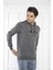 Escetic Spor Erkek G3 Melanj Cepli, Kapüşonlu Sweatshirt - 0950 1