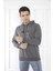 Escetic Spor Erkek G3 Melanj Cepli, Kapüşonlu Sweatshirt - 0950 2