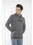 Escetic Spor Erkek G3 Melanj Cepli, Kapüşonlu Sweatshirt - 0950 3