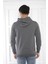 Escetic Spor Erkek G3 Melanj Cepli, Kapüşonlu Sweatshirt - 0950 5
