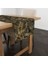 Gold Leaf- Gold Yaprak Desenli Siyah Runner 1