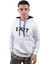 Erkek Exıt Kanguru Beyaz Kapüşonlu SWEATSHIRT-905 1