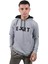 Erkek Exıt Kanguru Gri Kapüşonlu SWEATSHIRT-904 1