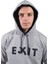 Erkek Exıt Kanguru Gri Kapüşonlu SWEATSHIRT-904 3