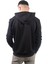 Erkek Exıt Kanguru Siyah Kapüşonlu SWEATSHIRT-907 2
