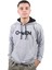 Erkek Open Kanguru Gri Kapüşonlu SWEATSHIRT-806 1