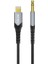 YP02 Lightning Aux Kablo 3.5 mm Ses Kablosu 150 cm Tak & Çalıştır Sağlam Naylon Örgü 1