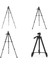 KP-2205 Tripod 134 cm Uzunluk 3 Kademeli Oynar Başlık Profesyonel 3