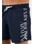 Logolu Deniz Şortu Regular Fit Belden Bağlamalı Mayo Short Erkek Mayo Short S 211740 2R424 95135 5
