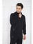 Erkek Spor Lacivert Spor Slimfit, Kapüşonlu, 4 Cepli, 4 Mevsim Eşofman Takımı - 6761 4